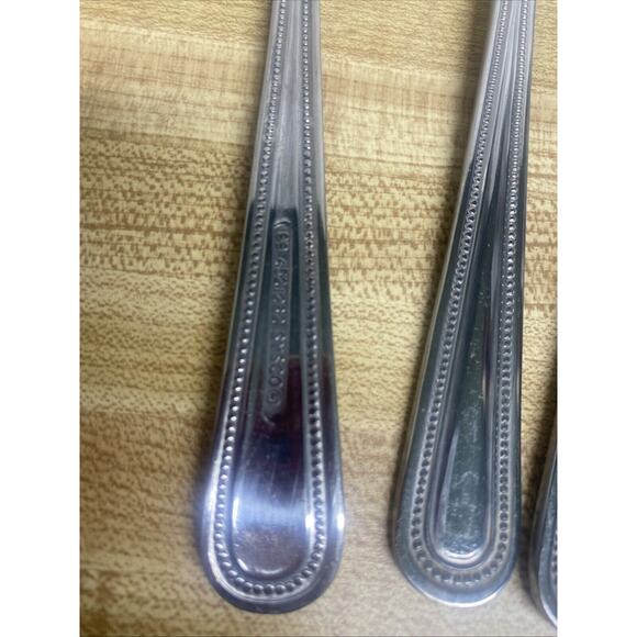 Sysco Winchester Stainless Flatware Ice Tea Spoons Set Of Four (4) 8.5” - Picture 4 of 5